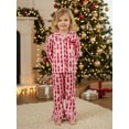 thumbnail image 6 of Rdhnmea Mommy and Me Christmas Pajamas Set Bow Gingerbread Man Print Long Sleeve Shirt with Pants Xmas Sleepwear Loungewear, 6 of 9