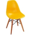 thumbnail image 2 of Kids Eiffel Dining Chair, Single Orange, 2 of 5