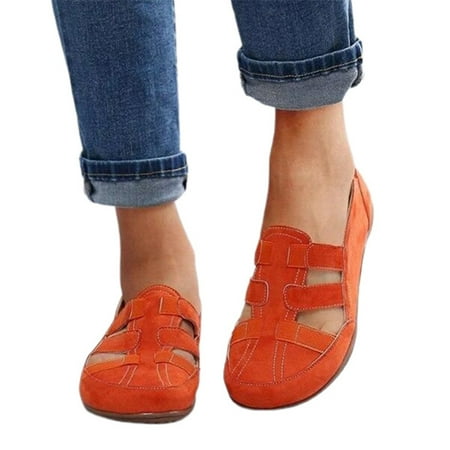 

Slippers Sandals Fashion Design Wedge Sandals For Women Orange 41
