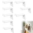 thumbnail image 2 of Adhesive Hat Hooks for Wall, 2.76 Inch ABS Plastic Cowboy Hat Rack Baseball Cap Storage Hook, Durable Hat Organizer Hat Display Hangers for Home Bedroom Wall Door Closet Decoration, 2 of 4