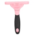 thumbnail image 1 of Peine para el cuidado de perros y gatos, cepillo con nudo abierto, herramienta para eliminar el pelo flotante para mascotas, color rosa, 1 of 13
