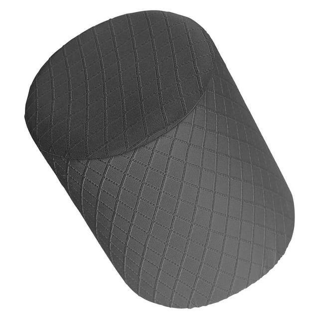 Round Ottoman Slipcovers Ottoman Cover Foot Stool Covers with Elastic Bottom for Grey