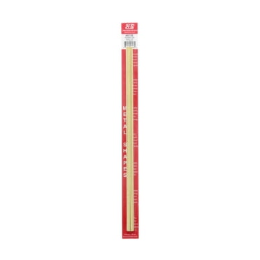 K&S Engineering Brass Metal Tubing, Round, 15/32 in x 12in