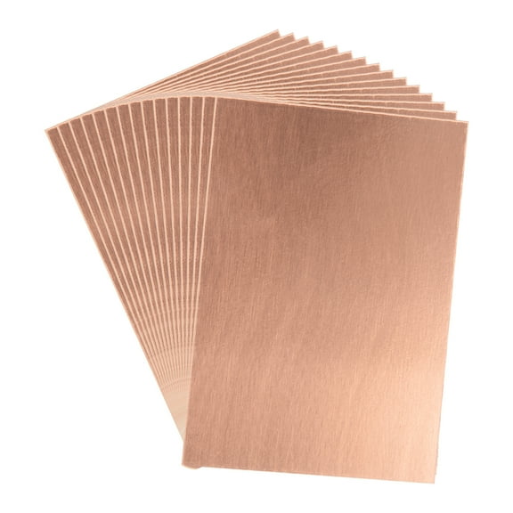 7X10cm Single Sided Copper Clad Laminate PCB Circuit Board Brown 15pcs