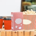 thumbnail image 4 of Phenofice 25Pcs Decorative Printing Patterns Design Popcorn Boxes for Birthdays Parties Snack Holder White Cardstock, 4 of 8