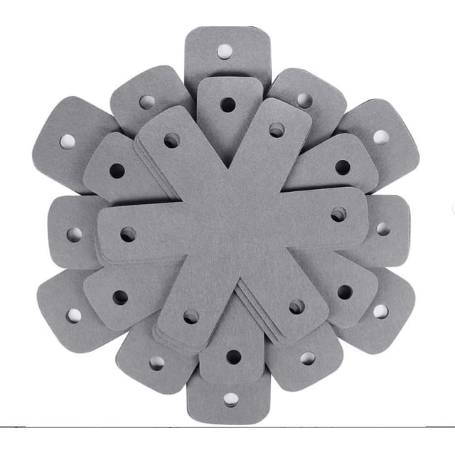 Pan Pot Protectors Set Of 12 And 4 Different Sizes Pan Protectors For Stacking And Protecting Your Cookware Gray