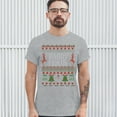thumbnail image 3 of Tee Hunt Daddy Claus T-Shirt Merry Christmas for Dad Ugly Sweatshirt Xmas Men's Tee, Gray, 4X-Large, 3 of 5