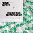 thumbnail image 4 of Batman Blanket, 50"x60", Laughing at You Silky Touch Sherpa Back Super Soft Throw Blanket, 4 of 5