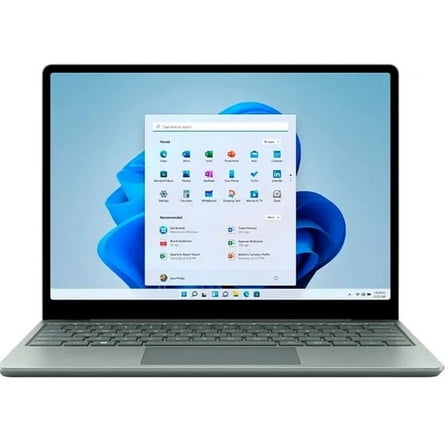 Pre-Owned Microsoft Surface Laptop Go 2 12.4" Touch 16GB 256GB SSD Core™ i5-1135G7 2.4GHz WIN11H, Sage (Good)