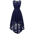 thumbnail image 5 of Dressystar Women Vintage Floral Lace Sleeveless Hi-Lo Swing Formal Cocktail Party Dress, 5 of 10