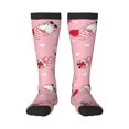 thumbnail image 1 of Fotbe Gnome With Heart Calcetas Divertidas Estampadas para Hombre y Mujer, Calcetas de Algodón hasta la Rodilla para Caminar, Correr, Enfermería y Embarazo, 1 of 6
