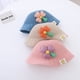 thumbnail image 4 of Gorros de pescador de invierno para niños, ala plegable de piel sintética para niñas y niños, 4 of 5