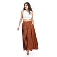 thumbnail image 4 of Pantalon palazzo animal print Roman Fashion /Juvenil, 2632 (Chedron print) naranja oscuro CH, 4 of 4