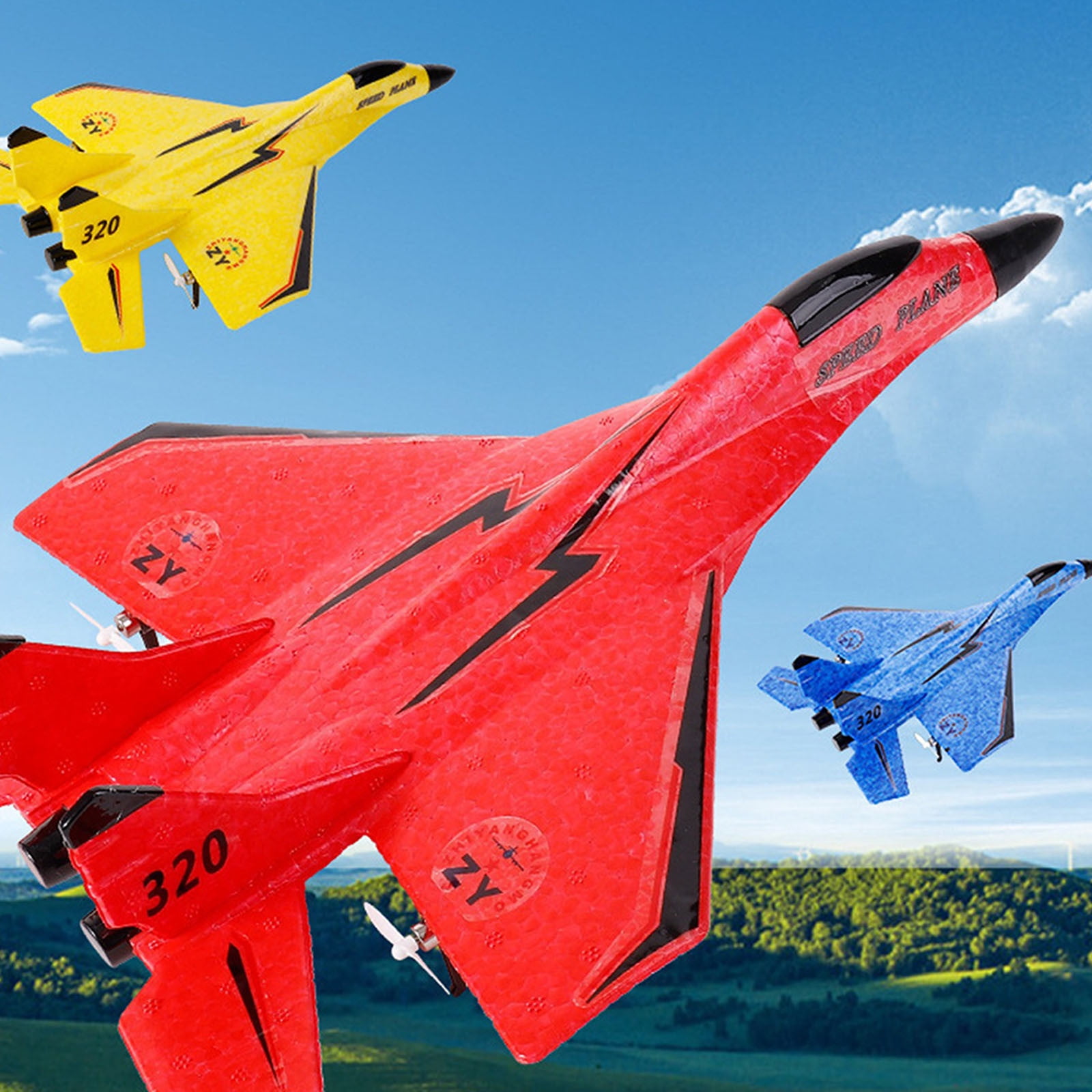 Rc Jetrc Plane,2.4Ghz Rc Remote Control Fighter Model To,Remote Control Plane，Remote Control Fighter Jet,-2.4G Remote Control Rc Plane,360° Remote Control Glider Airplanes With Lights