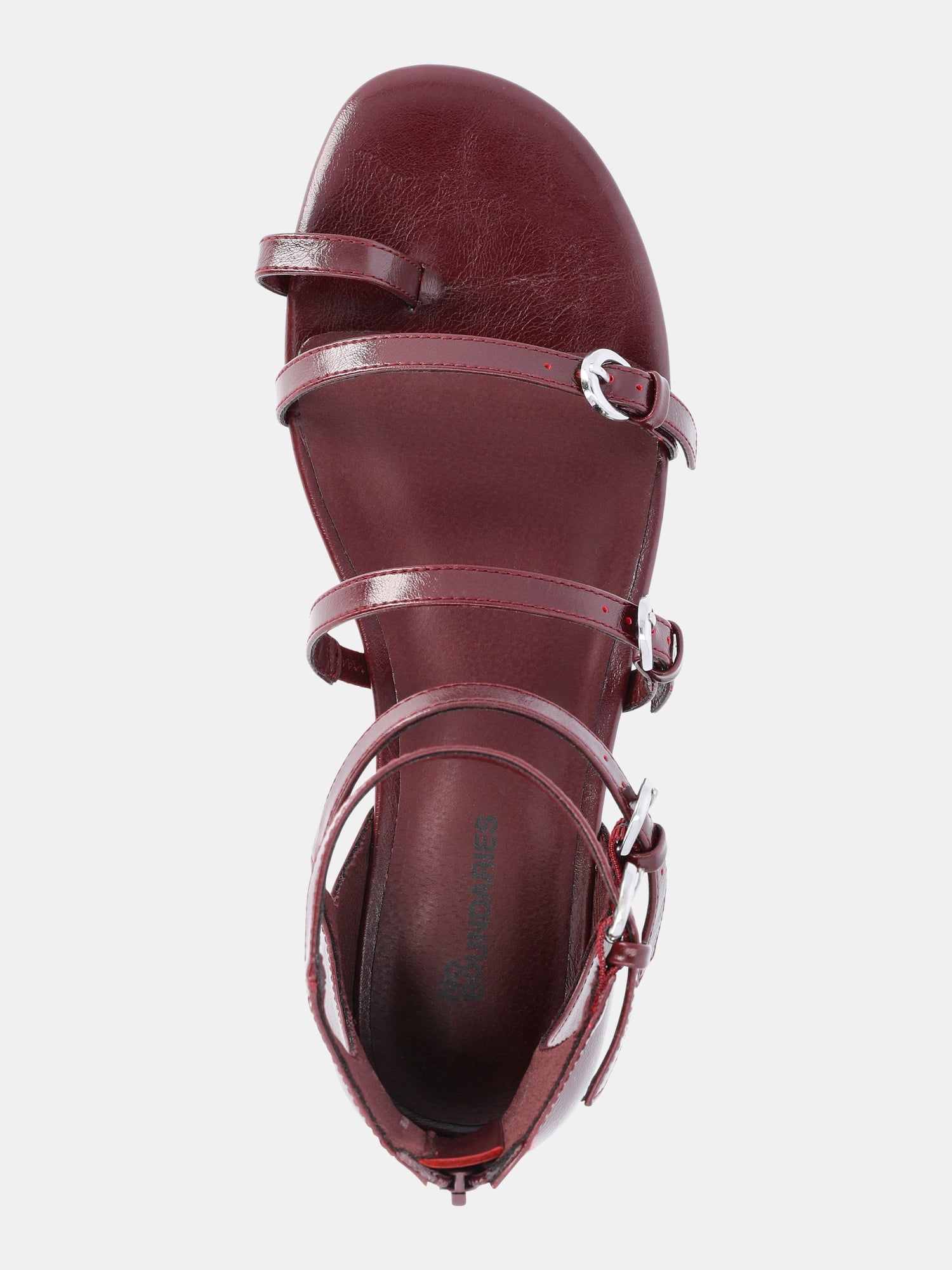 No Boundaries Women's Caged Toe Ring Sandal