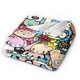 thumbnail image 3 of Hello Kitty Throw Blanket, Cozy Flannel Blankets For Boys Girls, Super Soft Warm Blanket For Couch Sofa Bed, 3 of 9