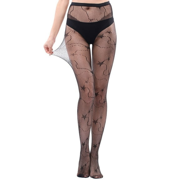 Tights For Women Christmas Women's Long Tube Suspender Socks Temptation Panties Silk Stockings Pantyhose