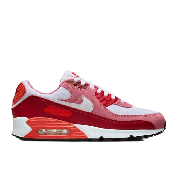 Men's Nike Air Max 90 Peony/White-LT Crimson (DM0029 600) - 13