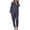 Gray, variant on Sport Clothes for Women Women's Solid Color Fashionable Casual V Neck Long Sleeved Pocket Drawstring Pants Set Womens 2 Piece Outfits Womens Loungewear Airplane Outfits for Women 2024(Pink,S)