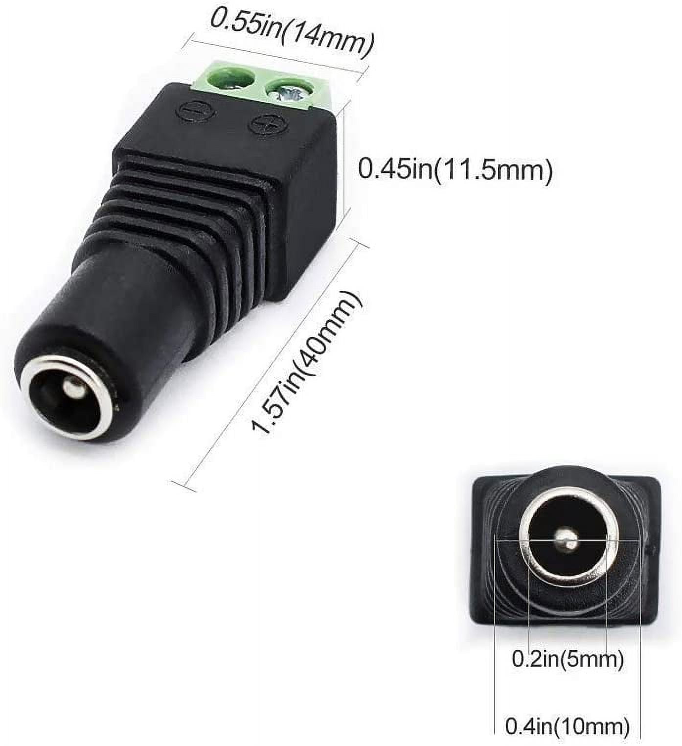 12V 2A Power Supply Adapter, AC 100-240V to DC 12V Transformers, Switching Power Supply for 12V 3528/5050 LED Strip Lights, 24W Max, 12 Volt 2 Amp Power Adaptor