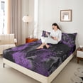 thumbnail image 4 of Homewish Teens Adults Animal Snake Pattern Full Size Sheets 4-Piece,Abstract Gradient Geometric Breathable Bed Sheets,Retro Vintage Aesthetic Lightweight Sheet Sets,Luxury Bedroom Decor, 4 of 7