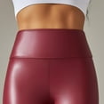 thumbnail image 6 of JJHGVB High Waisted Leggings for Women Workout Leggings for Women Leather Leggings for Women Work Pants Loose Pants Cotton Leggings for Women Pantalon Mujer Red S, 6 of 9