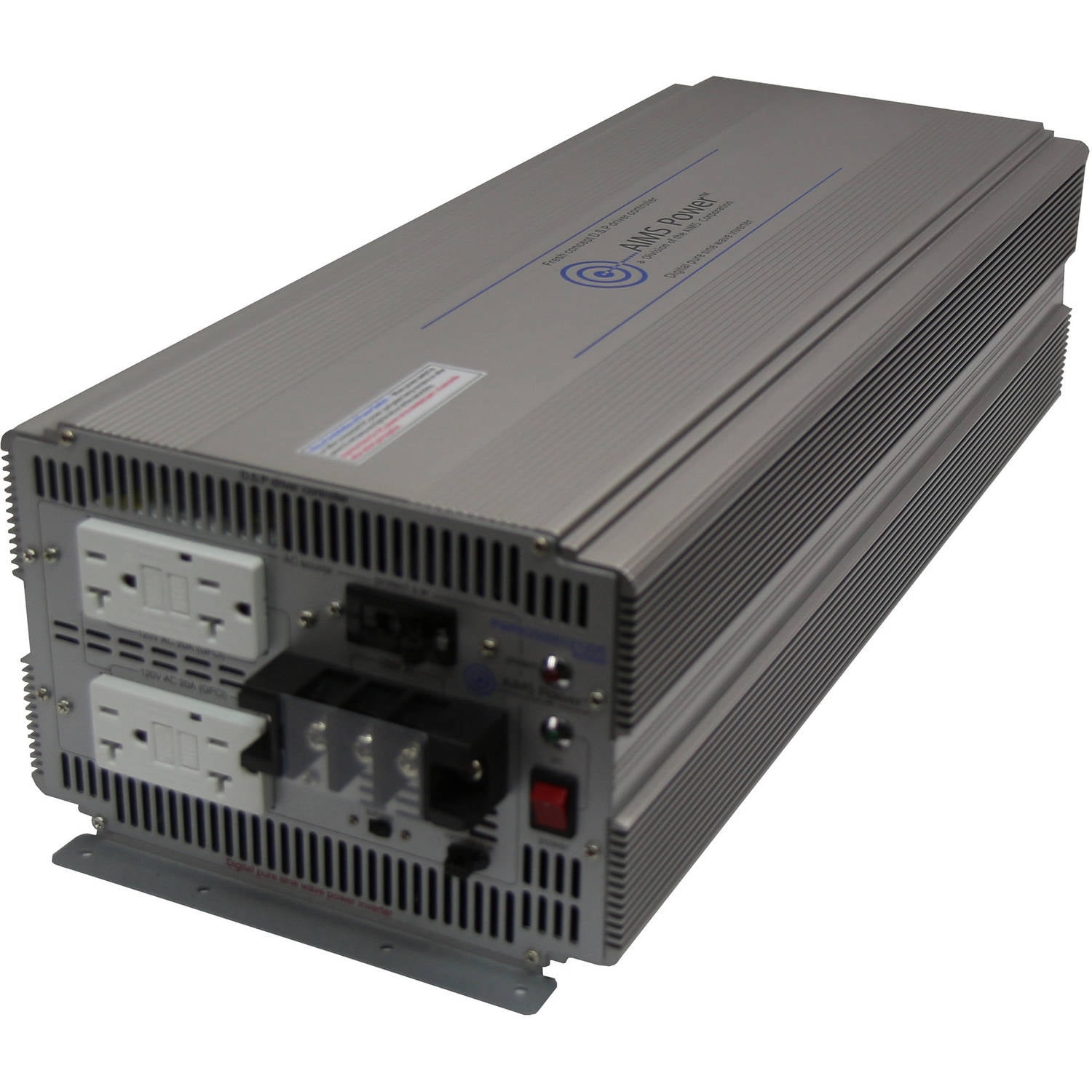 AIMS Power 5000 Watt 12 Volt Pure Sine Inverter with GFCI - Walmart.com