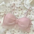 thumbnail image 1 of Conjunto de sujetador de encaje de malla de estilo japonés para niñas, ropa interior sexy de una sola pieza con lazo y tentación de malla para mujer, 1 of 6