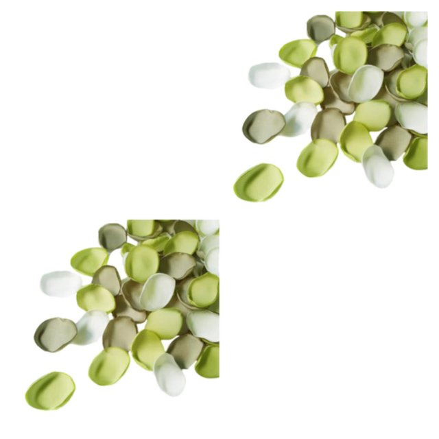 mmirethe 400pcs Polyester Silk Rose Petals Add Beauty To DIY Environmentally Friendly fruit green assortedcolor 2Set