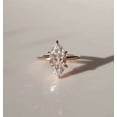 thumbnail image 3 of Cora Jewellery 2.5CT Marquise Moissanite Solitaire Engagement Ring For Women, 10K Rose Gold, 3 of 6