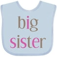 thumbnail image 3 of Inktastic Big Sister Girls Baby Bib, 3 of 4