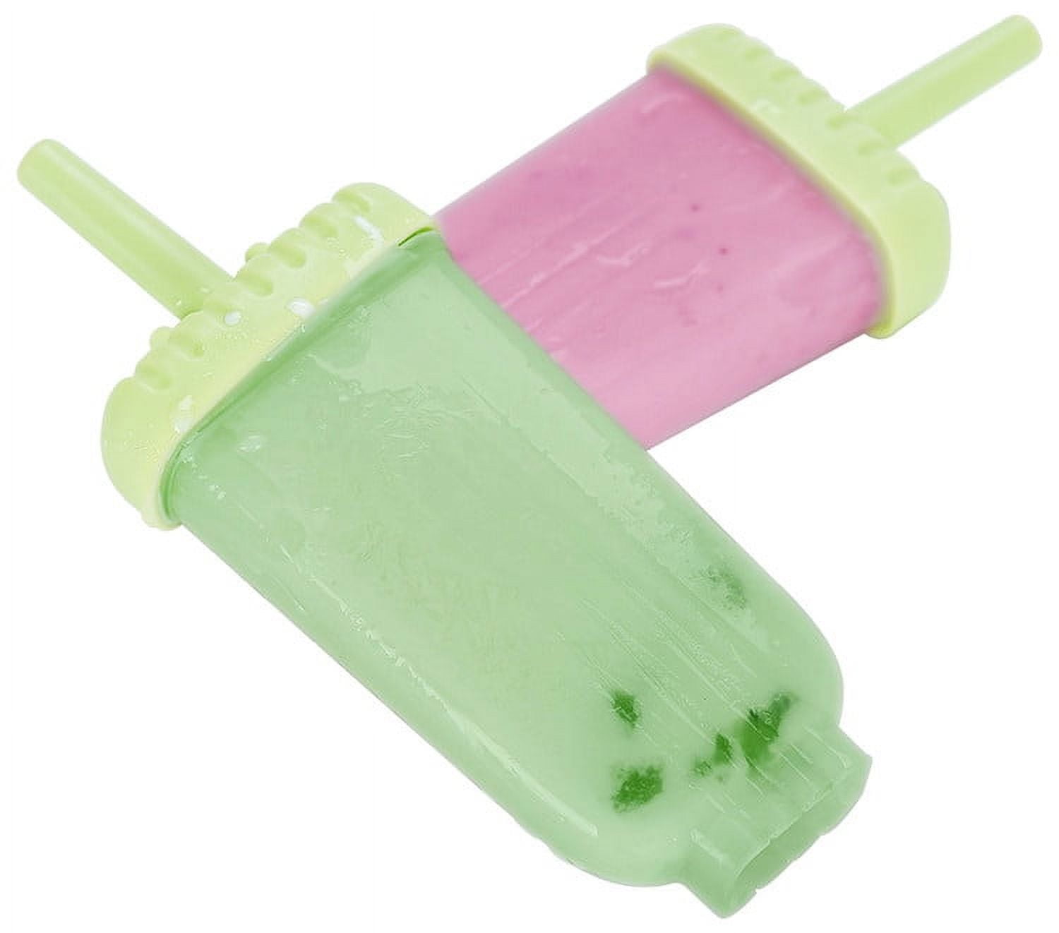 BAKHUK 3 Sets Ice Pop Molds Popsicle Molds Ice Pop Maker with Funnel and Brush, 3 Colors