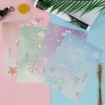 thumbnail image 6 of NICEXMAS 5- Floral Letter Writing Paper Set in Assorted Colors for Elegant Correspondence, 6 of 6