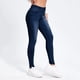 thumbnail image 4 of Gibobby Pantalones de chándal para mujer para mujer Pantalones de lápiz de mezclilla azul de cintura alta delgados ocasionales Pantalones (Dark Azul, S), 4 of 5