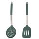 thumbnail image 1 of El sistema a prueba de calor del utensilio de cocina 2Pcs, BPA libera, utensilios de cocina antiadherentes con la manija del acero inoxidable, 1 of 5