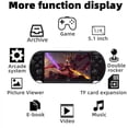 thumbnail image 4 of HLF 5.1 inch Multi-Function Retro Game Console Handheld Game Console 7700 Games Support Arcade/CPS Emulator Games can be archived with Rechargeable Lithium Battery (Black), 4 of 5