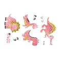 thumbnail image 3 of Cartoon Dinosaur Plant Body Tattoo Sticker Stamping Women Girl Female Temporary Decal Decor, 3 of 9