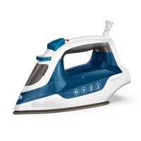 BLACK+DECKER Easy Steam Compact Iron, Blue/White, IR06V
