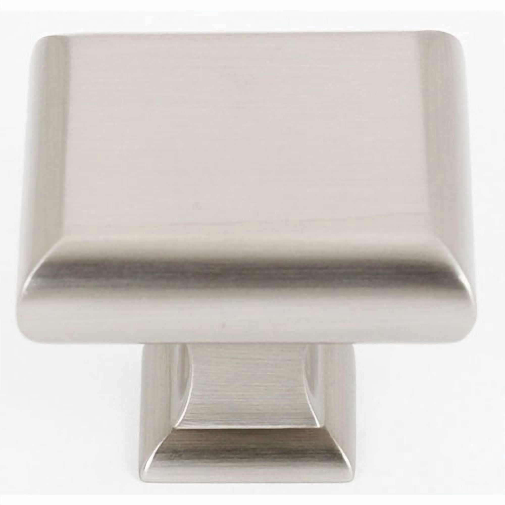 Alno A310-14-PN Manhattan 1-1/4" Cabinet Square Knob Polished Nickel