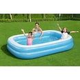 thumbnail image 3 of Bestway 8048355 20 in. x 69 in. x 8.7 ft. 206 gal H2OGO Rectangular Inflatable Pool, Blue, 3 of 8