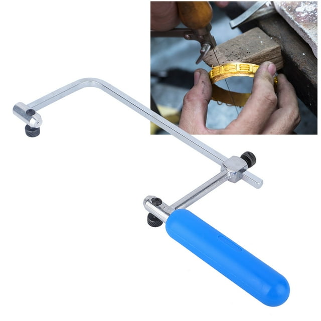 Hollow Cut Gold Tool Adjustable U Shape Hacksaw Bow Frame Diy Jewelry Tool