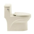 thumbnail image 3 of Virage One Piece Elongated Left Side Flush Handle Toilet 1.28 gpf in Bisque, 3 of 13