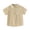Z541 Khaki, variant on Landzoo Boys T Shirt Solid Color Short Sleeve Mandarin Collar Shirt Summer Cozy Soft Toddler Kids Boys Tees Size 18-24 Months Khaki