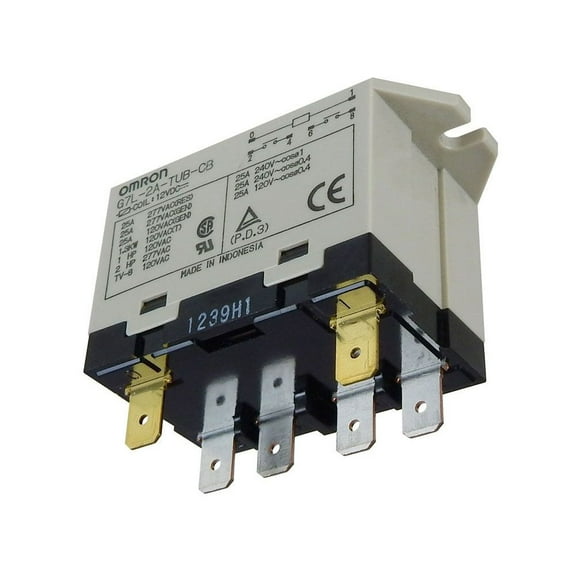 Power Relay, 12VDC, 25A DPST Normally Open