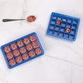 thumbnail image 6 of 1 Tbsp & 2 Tbsp Silicone Freezer Molds - For Storing Garlic, Herbs, Ginger, Pesto, Tomato Paste, Lemon Juice,Vegetable Purees,Purees and More - Silicone Food Freezer Tray (Blue 2 Pack), 6 of 6