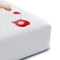 thumbnail image 1 of Protector de colchón Cozymaker tamaño Queen impermeable de bambú, 1 of 8