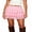 Pink, variant on Women's Layered Ruffle Mini Skirt Summer Lace Patchwork Cake Skirt Going Out Party Club Wear