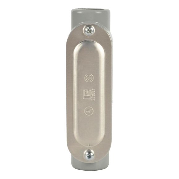 Caja Oval Roscada Rawelt 3/4" Gris