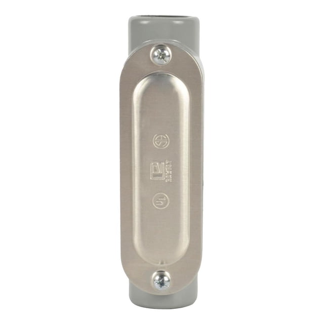 Caja Oval Roscada Rawelt 3/4" Gris