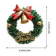 thumbnail image 3 of TFYZYY Mini Christmas Wreath, Simulation Wreath, Festive Door Decoration, Holiday Home Decor, Realistic Xmas Wreaths, Indoor Outdoor Christmas Accessories, 3 of 8